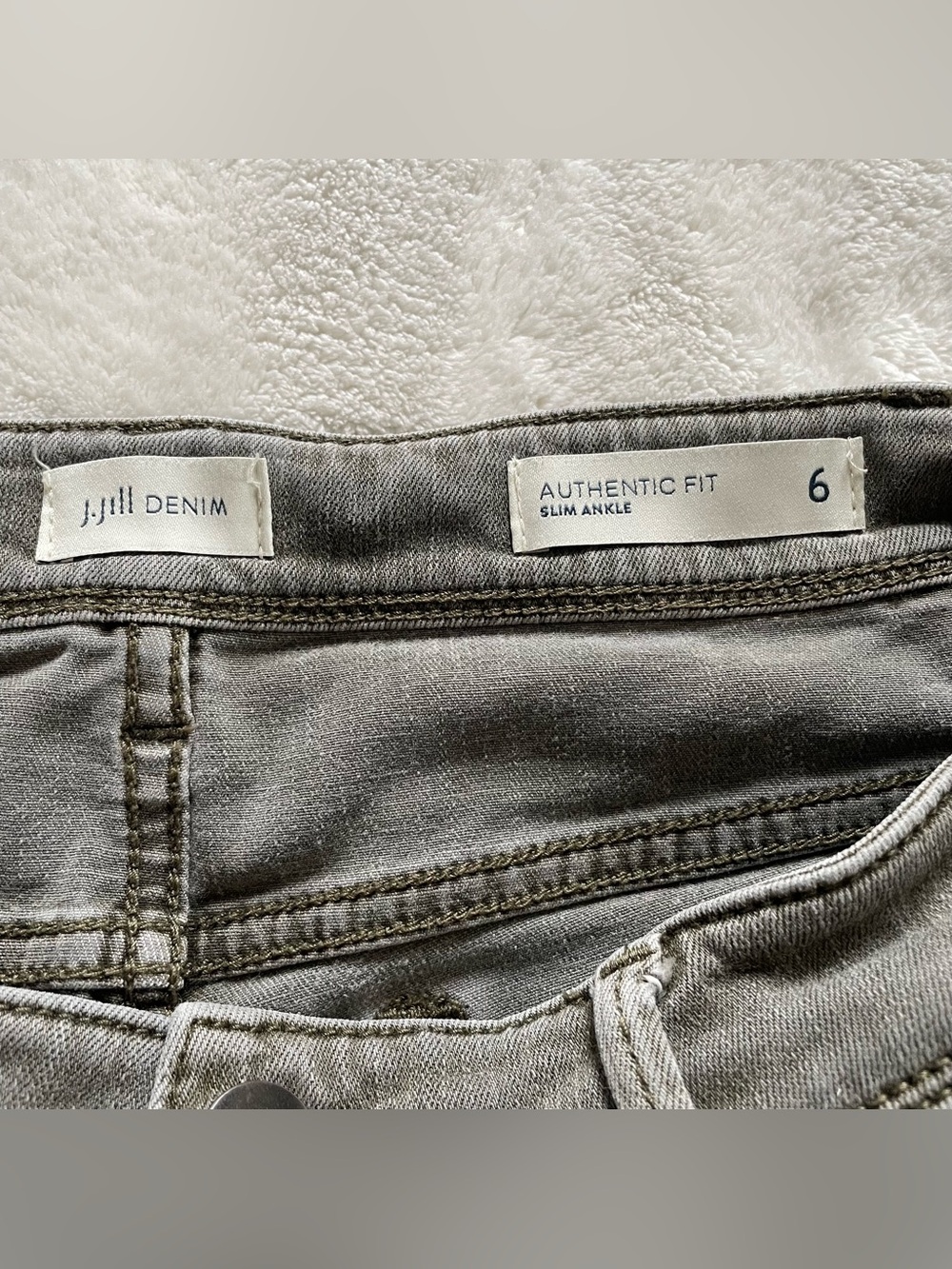 J. Jill Denim Slim Ankle Jeans size 6 - Picture 7 of 13